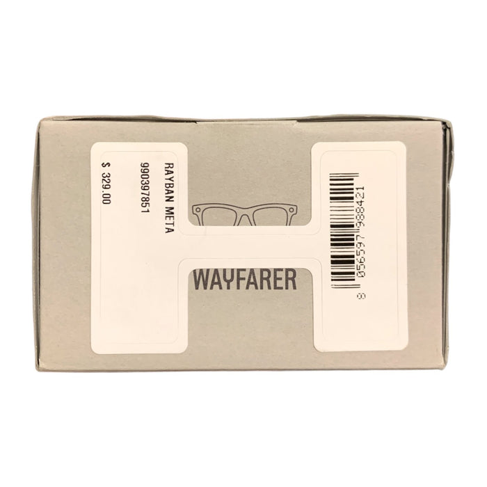 Ray-Ban Meta Wayfarer (Gen 1) Sunglasses, Matte Black Frame, Polar Graphite Lens
