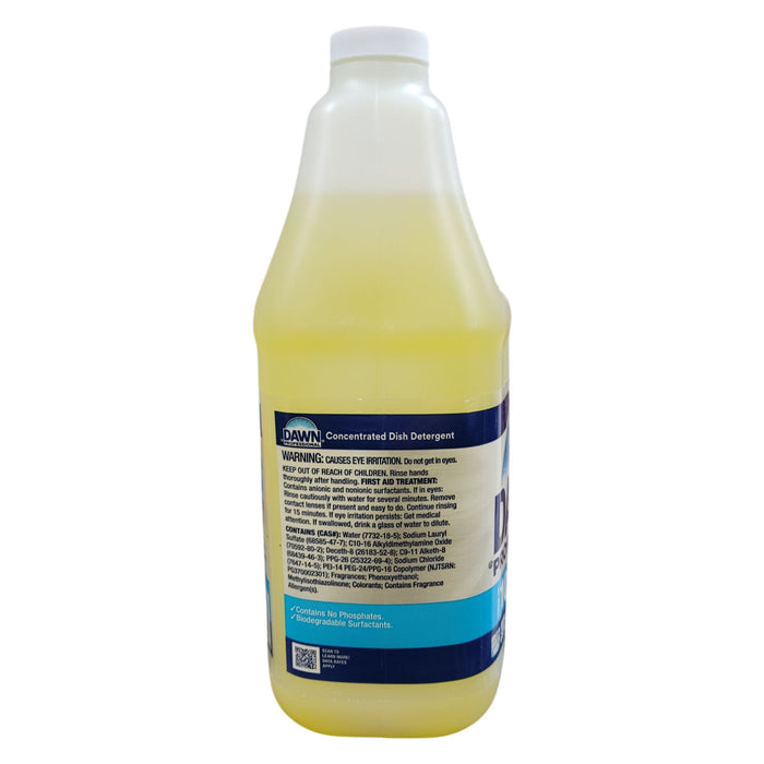 Dawn Professional Manual Pot and Pan Detergent Dish Soap, Lemon, 1 gal.