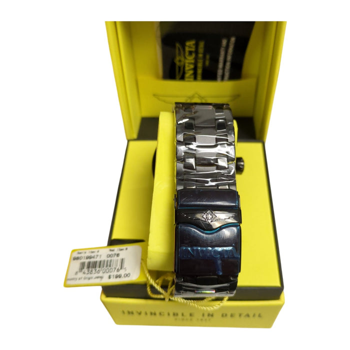 Invicta Pro Diver Scuba Quartz Chronograph Black Bracelet Mens Watch, 48mm