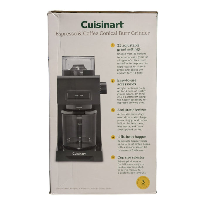 Cuisinart Espresso & Coffee Conical Burr Grinder