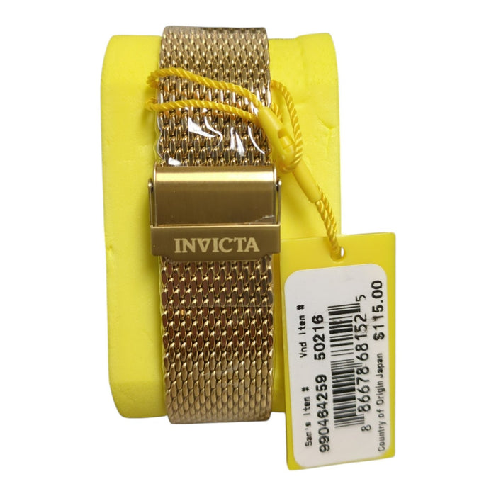 Invicta Mens Pro Diver 40mm Stainless Steel Wristwatch, Gold, 50216