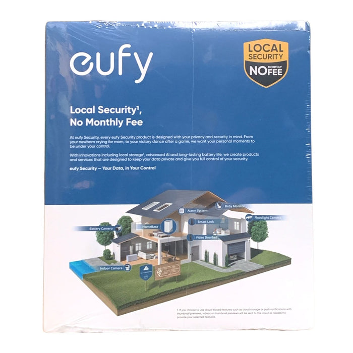 eufy E340 Wired Outdoor 3K Pan-Tilt Floodlight with Dual Cameras