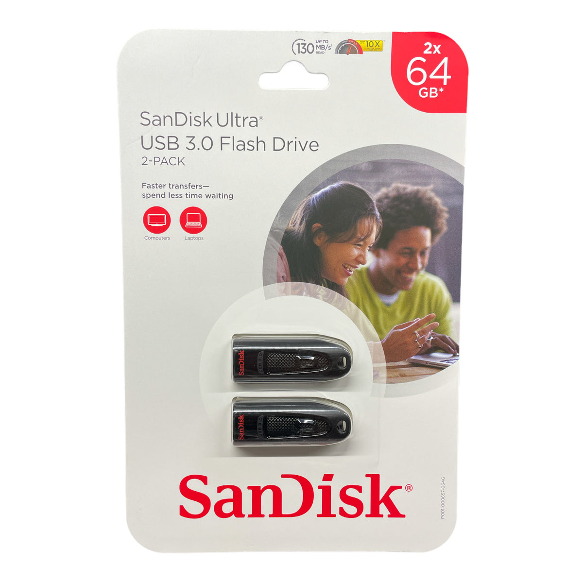 SanDisk 64GB Ultra USB 3.0 Flash Drive (2 Pack) — Ewirelessgear