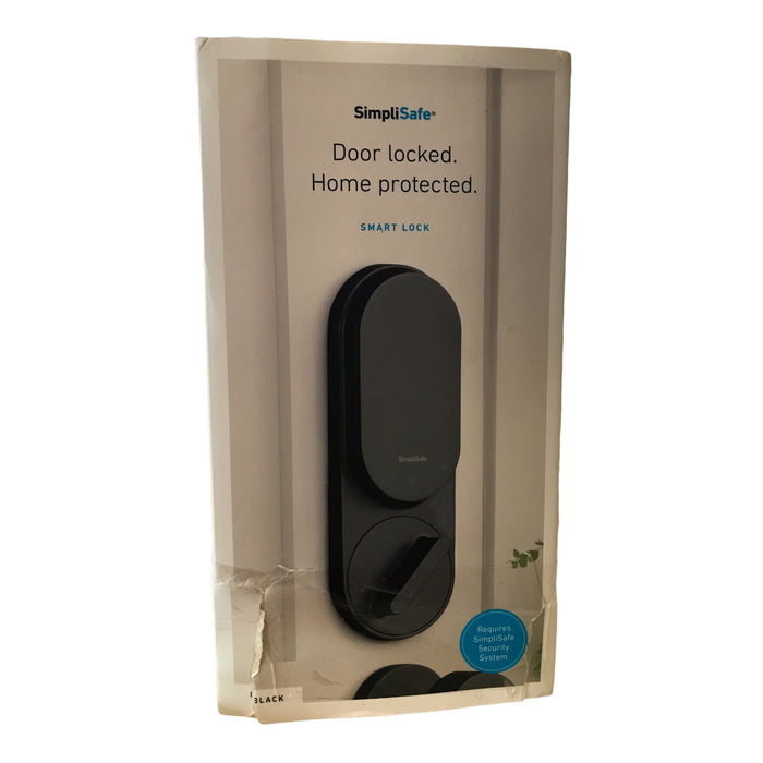 SimpliSafe Smartlock Compatible with SimpliSafe Home Security System, Black