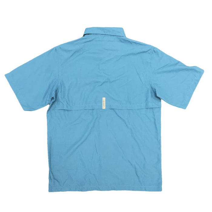 Habit Men's UPF Button Down Short Sleeve Kona Beach Vented River Fishing Shirt