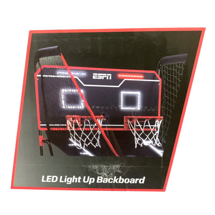 ESPN Pro Competition LED Arcade Basketball Game, 2-Player with Sounds and Scores