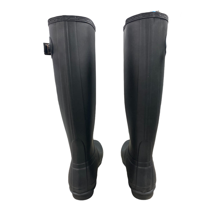 Women's Hunter Original Tall Waterproof Rain Boots, Black, Size 9
