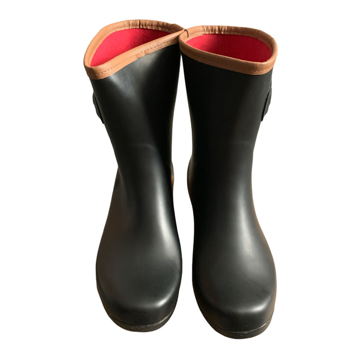 Chooka Women's Waterproof Solid Mid Rubber Rain Boot