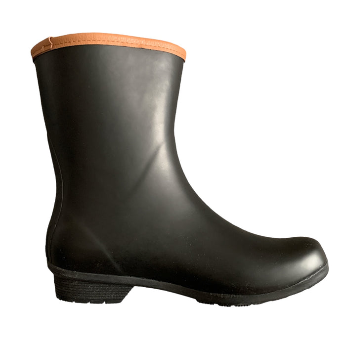 Chooka Women's Waterproof Solid Mid Rubber Rain Boot