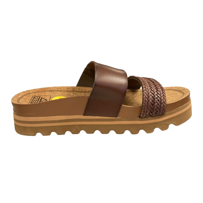 Reef Women's Cushion Vista Hi Slip On Two-Strap Chunky Sole Sandal