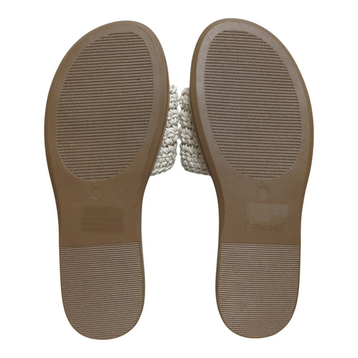 Steve Madden Women's Lightweight Easy Slip-On Crochet Sandal