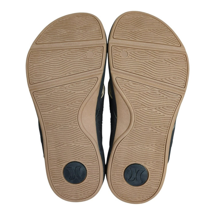 Hurley Men's Padded Strap Wave Non-Slip Outsole Flip-Flop