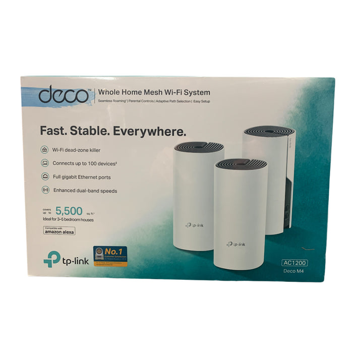 TP-Link Deco Whole Home Mesh WiFi SystemWiFi Router/Extender, 3 Pack