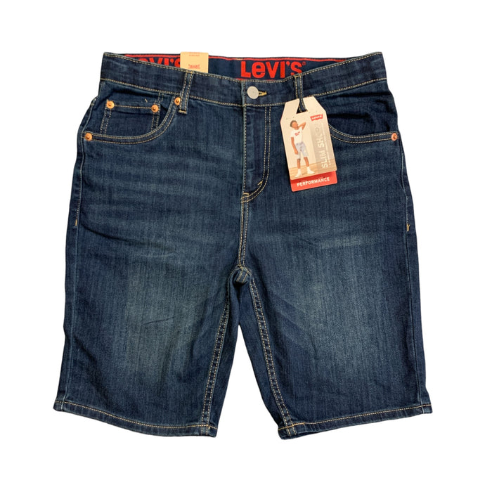 Levi Strauss & Co. Youth Boys Adjustable Waistband Slim Shorts, 91C770