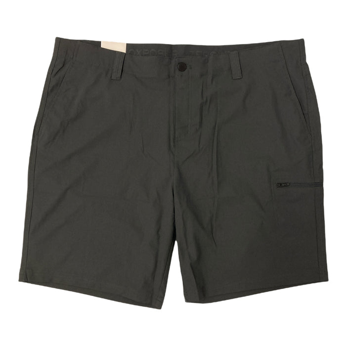 ZeroXposur Men's 4-Way Stretch Lightweight Travel Shorts w/ Utility Zip Pocket