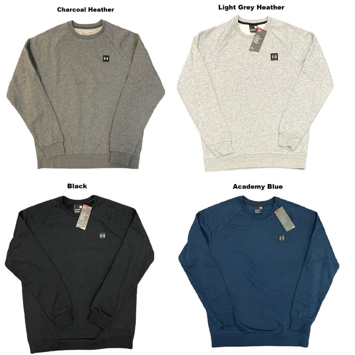 Under Armour Men's Cold Gear Rival Fleece Crew Neck Athletic Sweatshirt