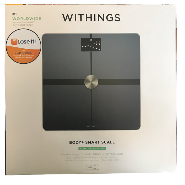 Withings Body+ - Digital WiFi Smart Scale with Automatic Smartphone App