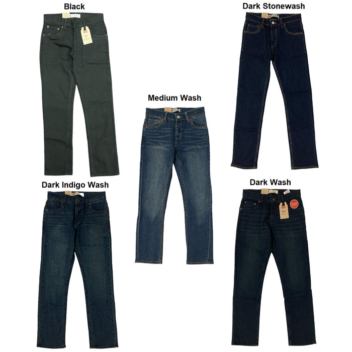 Levi Strauss Boy's 511 Modern Slim Fit Stretch 5 Pockets Denim Jean