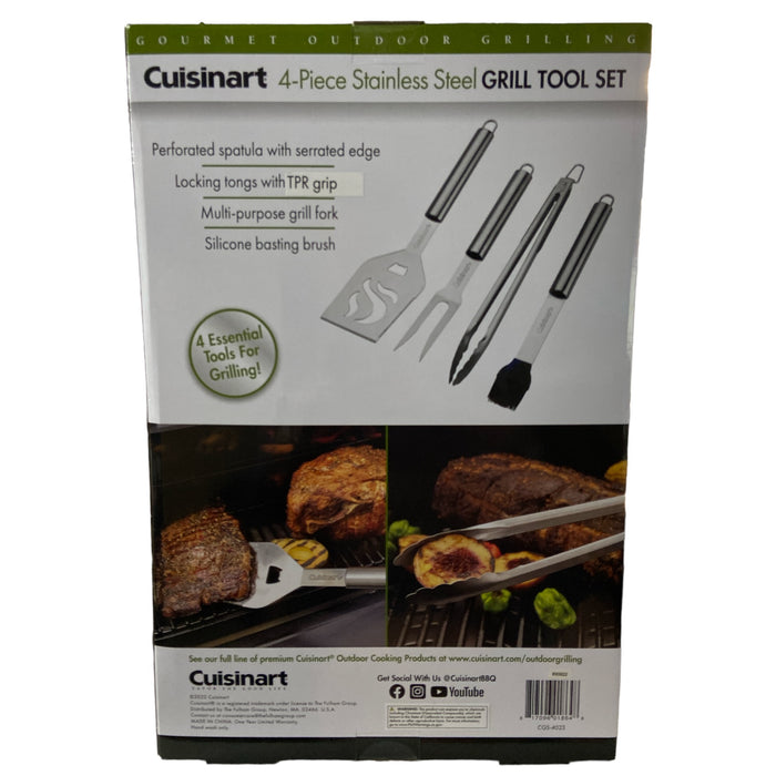 Cuisinart 4-Piece Stainless Steel Tool Set