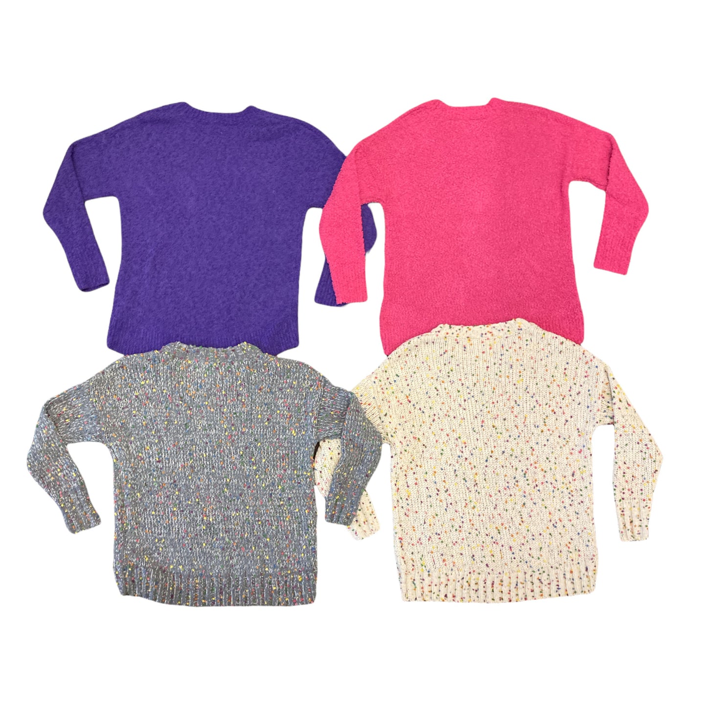 Seven7 Womens Crewneck Pullover Popcorn Chenille Sweater