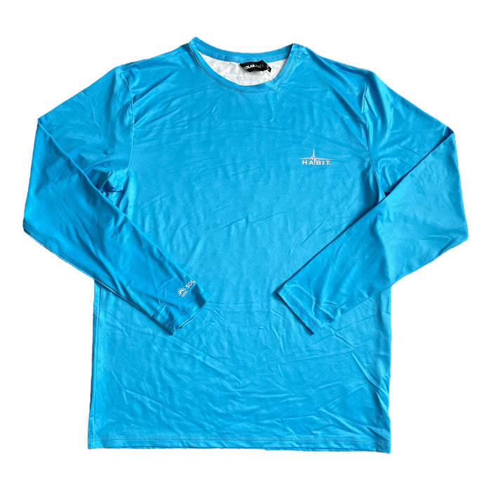 Habit Men's Quick Dry Cooling Broadside Basin Long Sleeve Graphic Tee, PT10407