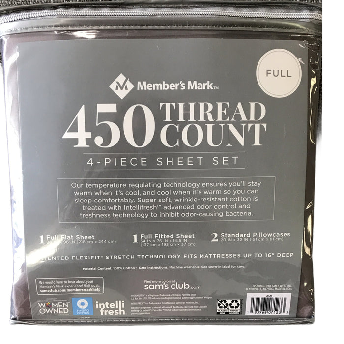 Members Mark 450 Thread Count Temperature Regulating Sheet Set