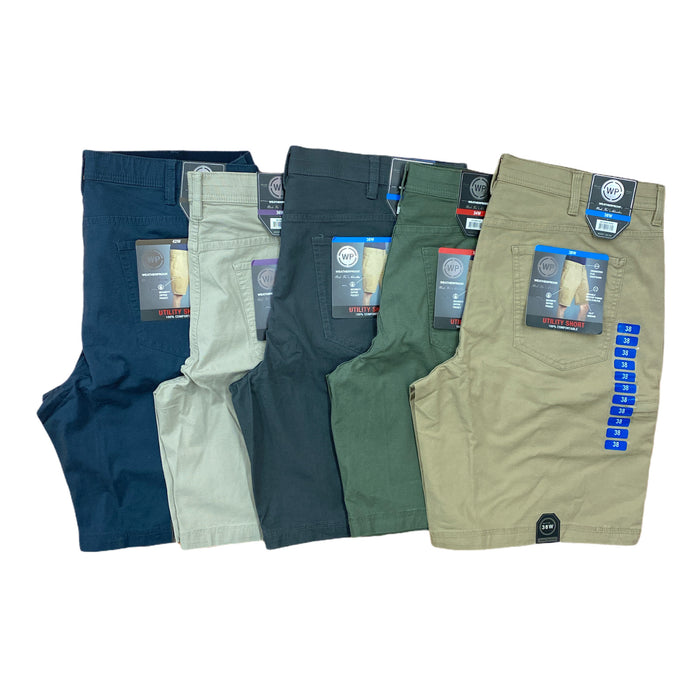 Weatherproof Men's Flex Waistband Utility Short w/ Cargo Pocket