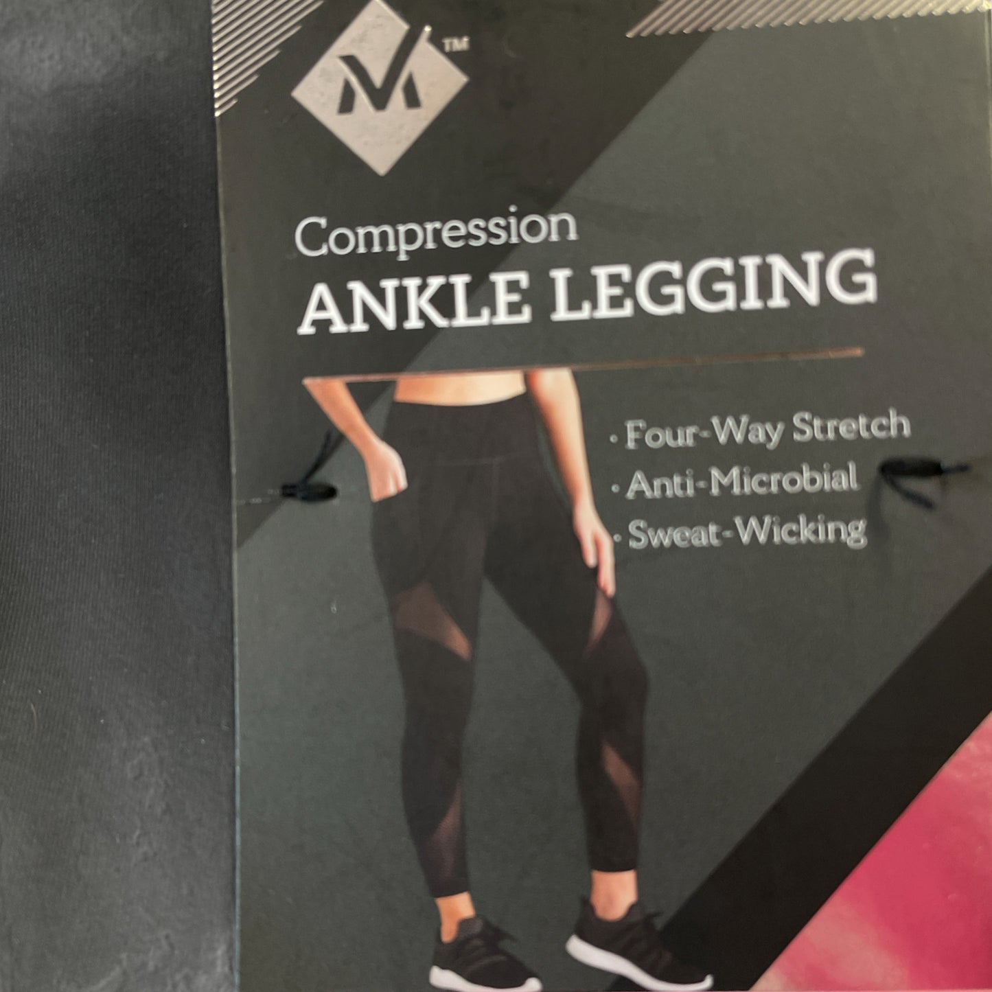 Member's Mark Women's Mesh Detail Hi Rise Compression Ankle Legging w/ Pockets