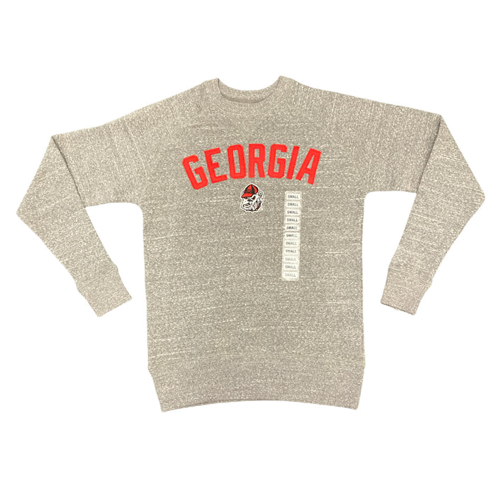 Champion Men's Georgia Bulldogs Crew Neck Pullover Sweater w/ Bulldogs Logo