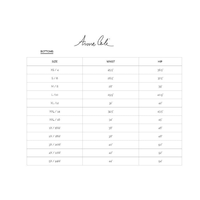 Anne Cole Limited Edition Women's Mid Rise Waist Full Coverage Swim Bottoms
