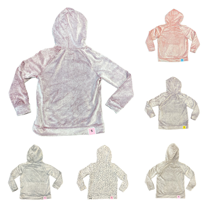 Member's Mark Women's Cozy Super Soft Plush Pullover with Faux Fur Hoodie