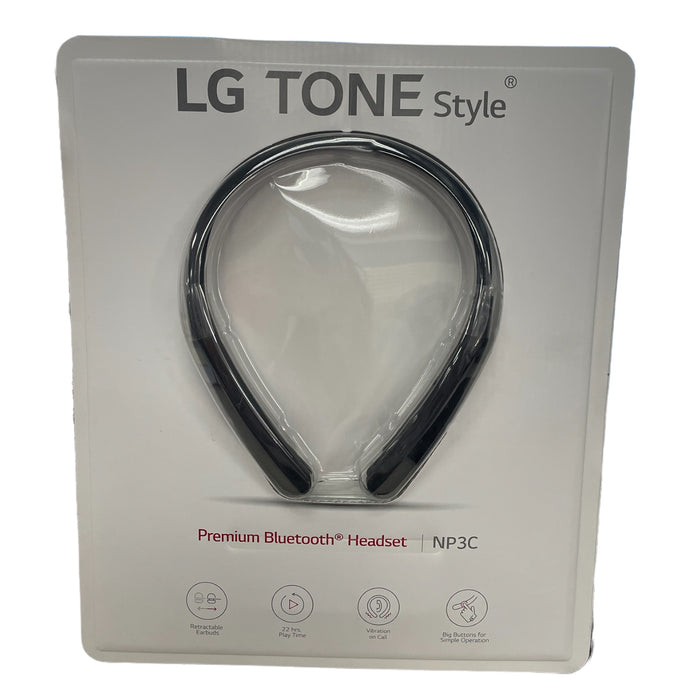 LG TONE NP3C Wireless Stereo Headset with Retractable Earbuds