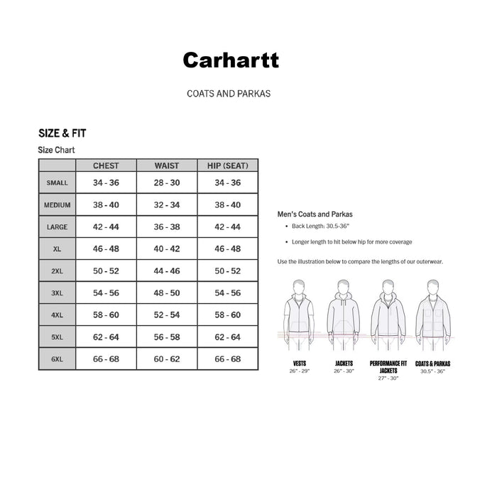 Carhartt Men's Relaxed Fit Rugged Flex Fleece Lined Shirt Jacket, TJ5532-M