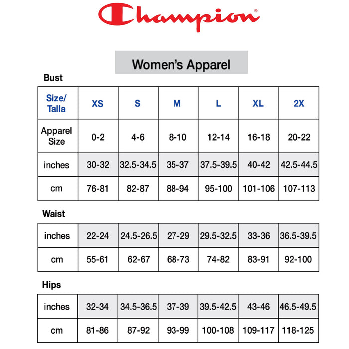 Champion Women's Long Sleeve Fleece Lined Comfort Fit Pullover Sweatshirt