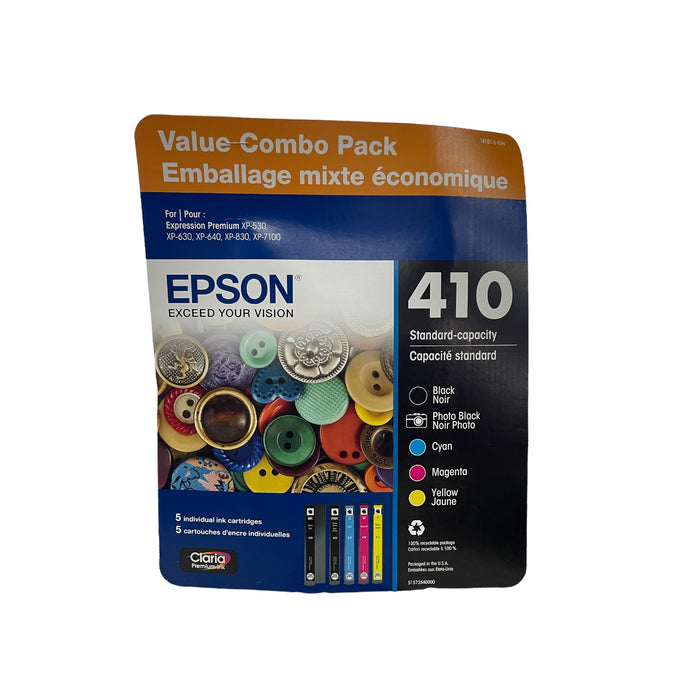 Epson Expression Premium 410 Ink Value Club Pack (5 Pack of Ink)
