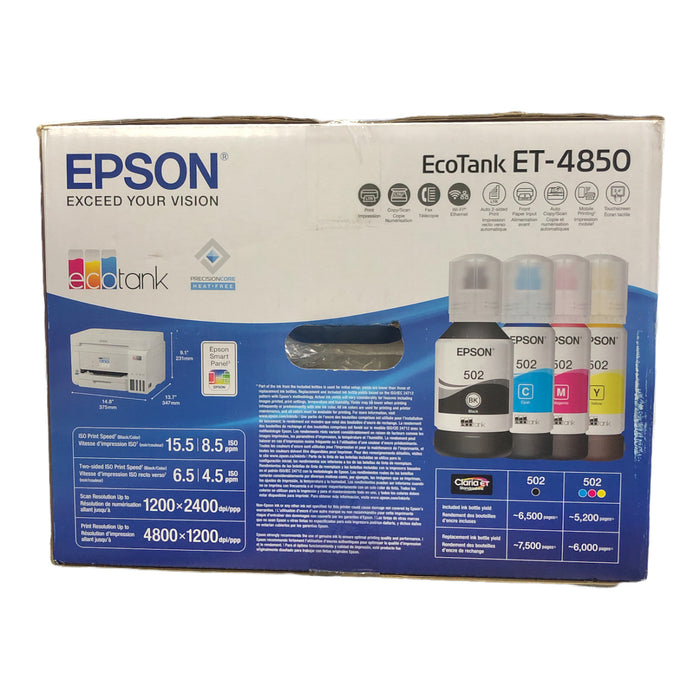 Epson EcoTank ET-4850 Special Edition All-in One Wireless Supertank Printer