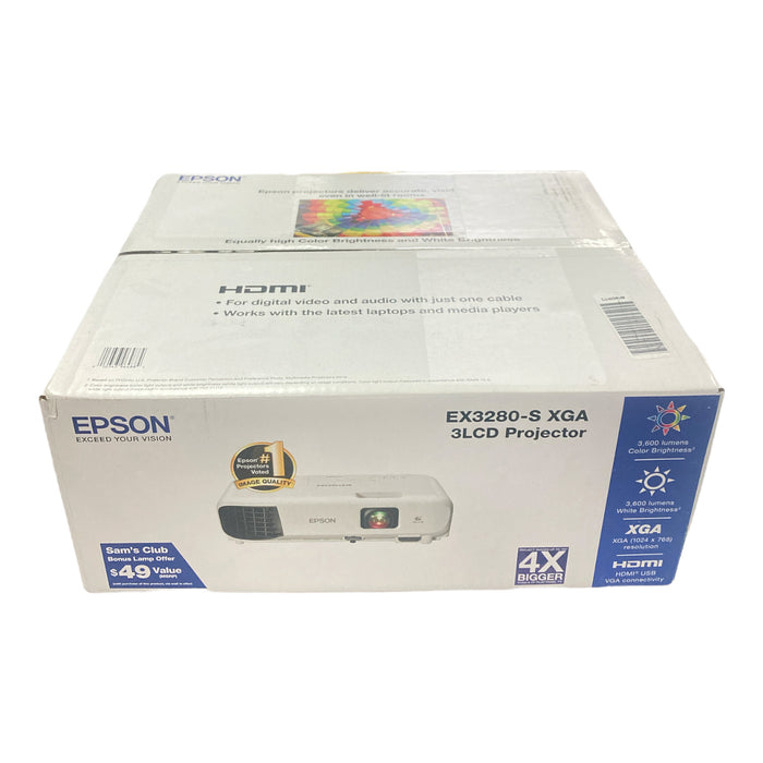 Epson EX3280 3-Chip 3LCD XGA Projector