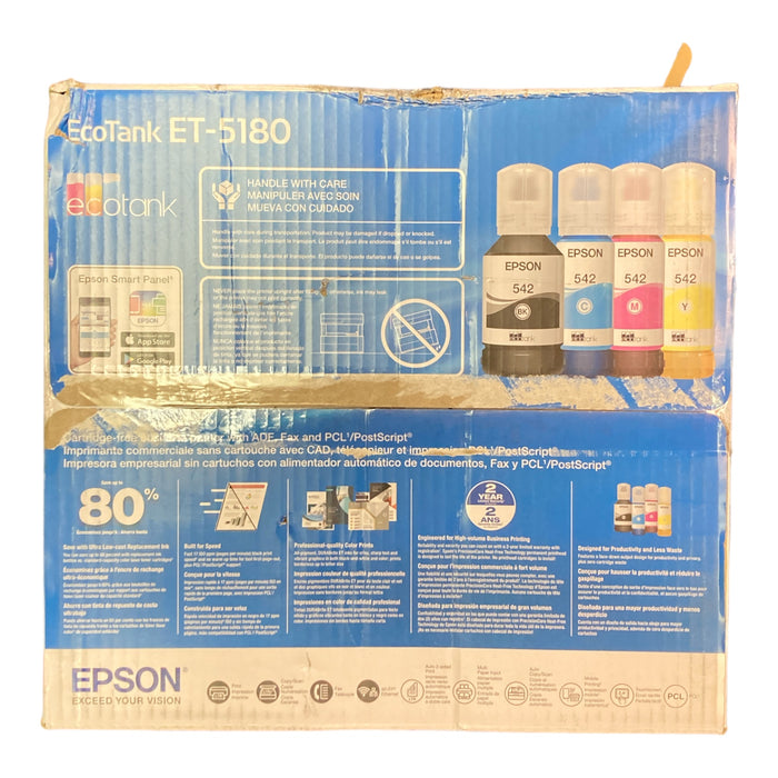 Epson EcoTank Pro ET-5180 Special Edition All-in-One Supertank Printer, Copy/Fax