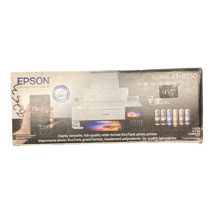 Epson EcoTank Photo ET-8550 All-in-One Supertank Printer, Copy/Print/Scan