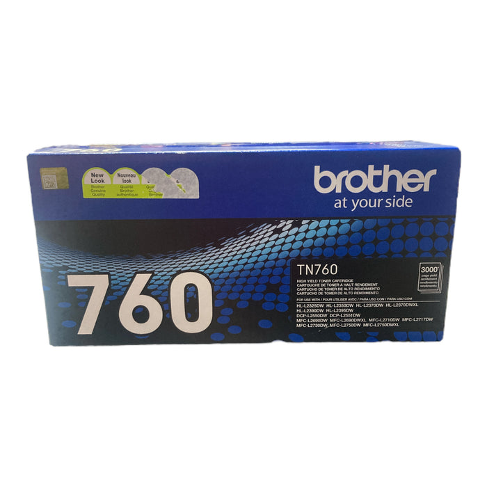 Brother TN760 High-Yield Toner, Black