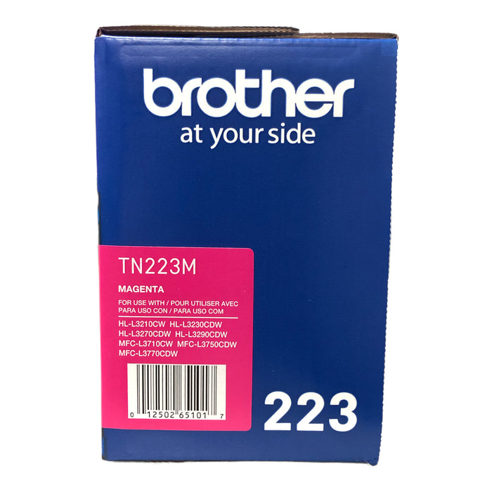 Brother Genuine TN223M Standard Yield Toner Cartridge Replacement Magenta Toner