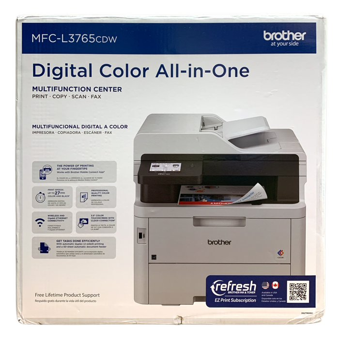 Brother Digital Color All-in-One Multifunction Center, MFC-L3765CDW