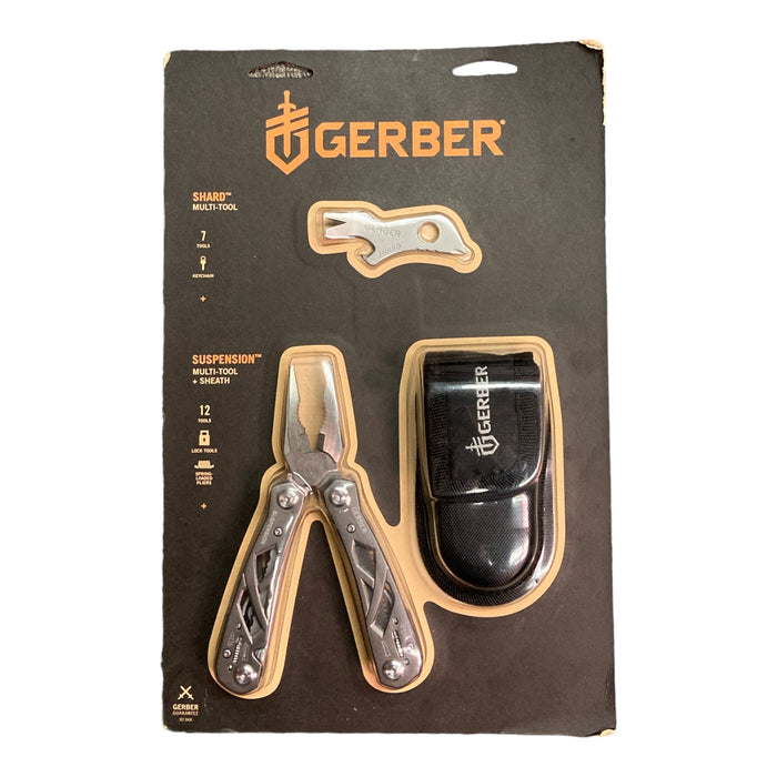 Gerber Suspension Multi-Tool + Sheath & Shard Multi-Tool 2 pc