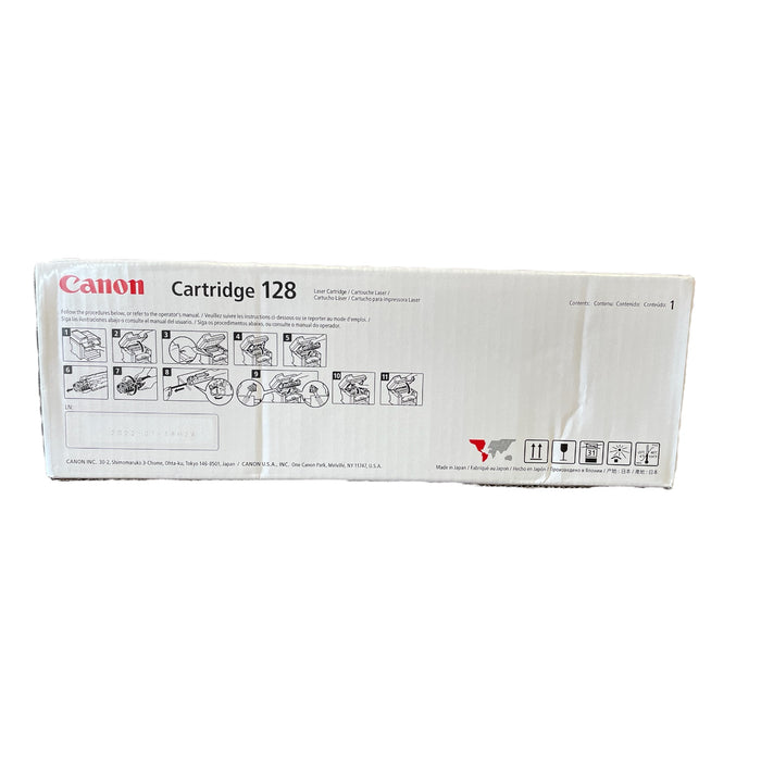 Canon Genuine 128 Black D500 Series imageCLASS Toner Cartridge, 3500B001