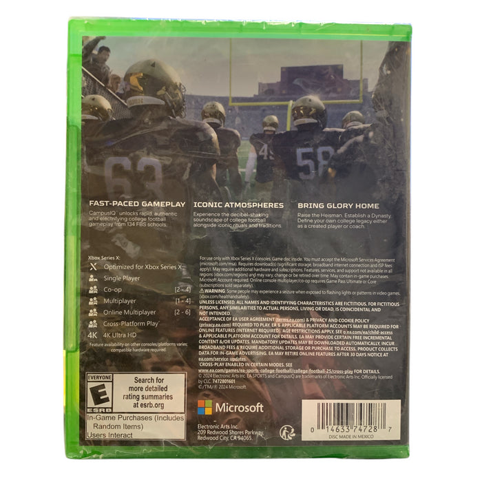 Electronic Arts Sports presents College Football 25 for Xbox Series X