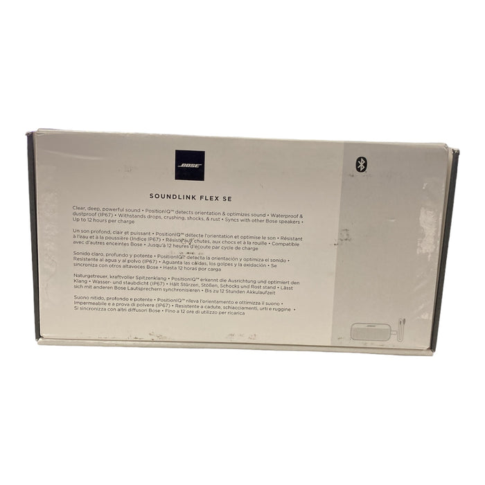 *Open Box* Bose Soundlink Flex SE Waterproof Portable Speaker (Black)