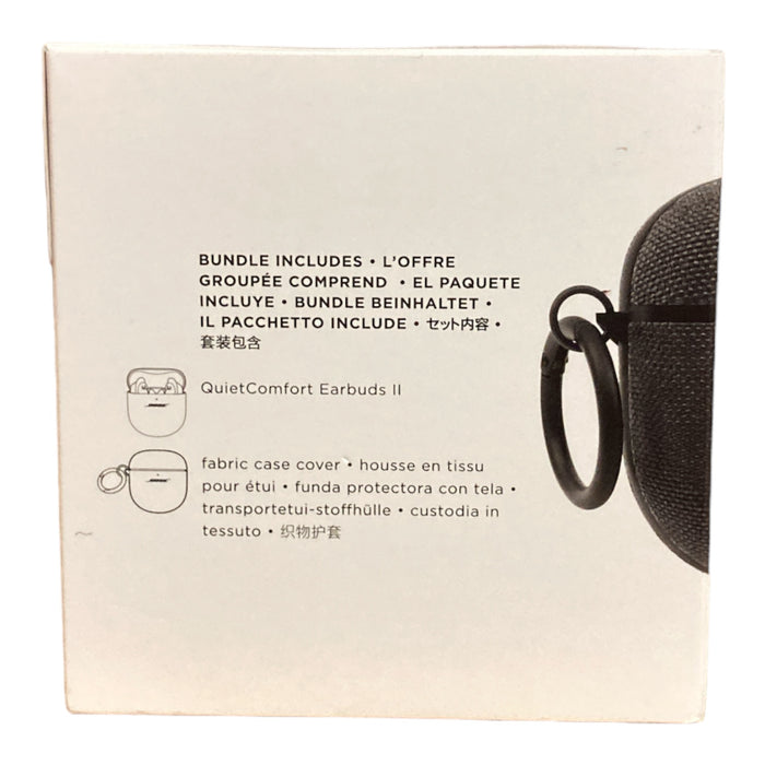 Bose QuietComfort Bundle Earbuds II with Protective Fabric Case Cover