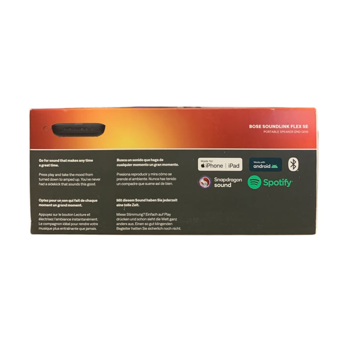 Bose Soundlink Flex SE Bluetooth Portable Speaker, 2nd Gen