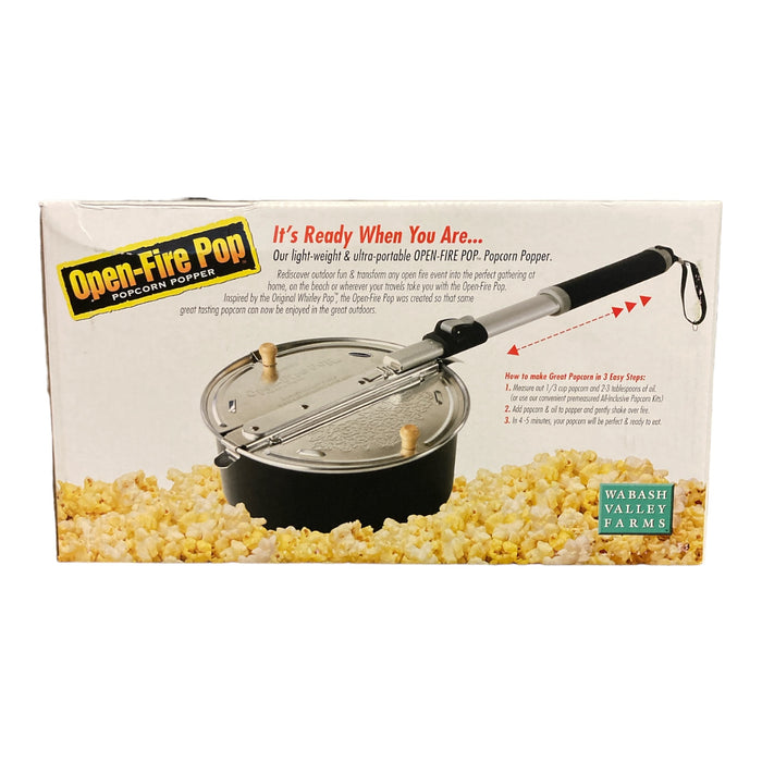 Wabash Valley Farms Open-Fire Outdoor Popcorn Popper