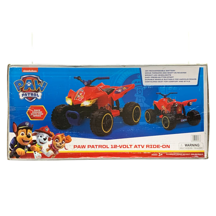 Licensed Character 12-Volt Rechargeable Battery-Powered ATV Ride On, up to 66lbs